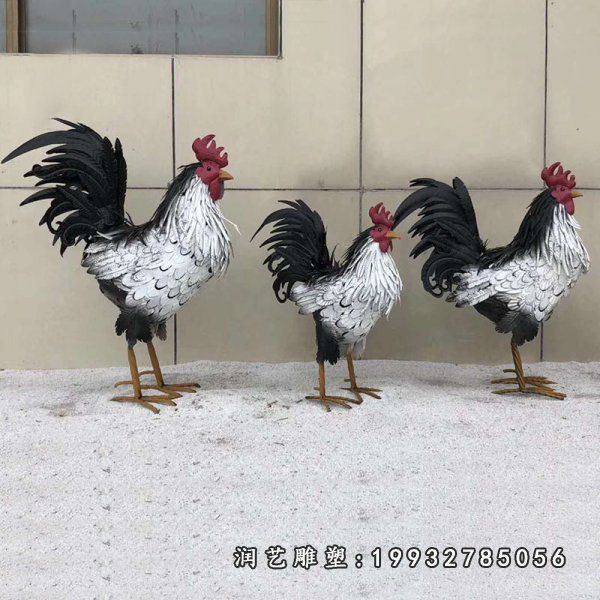 玻璃钢鸡雕塑 (4) 玻璃钢鸡雕塑 (4)
