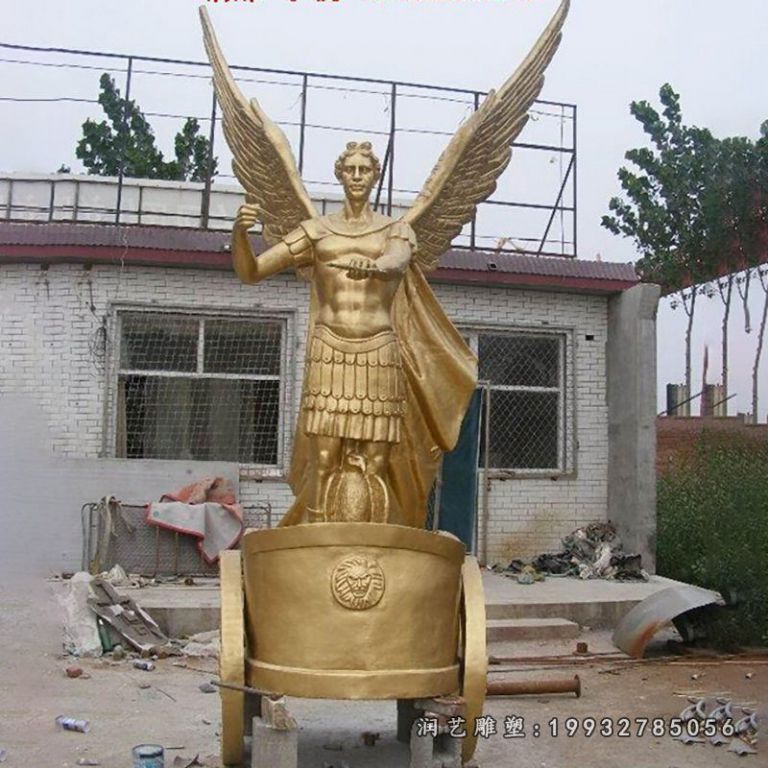 铜雕阿波罗战车景观小区雕塑