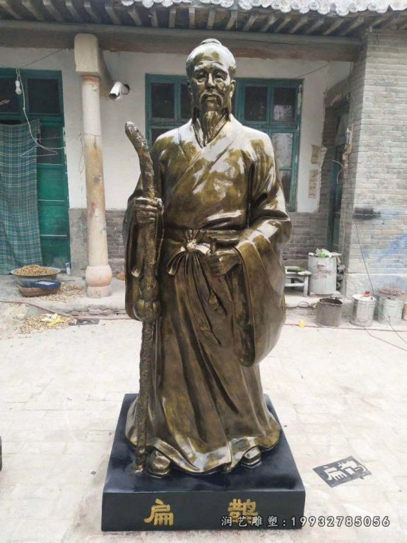 名医扁鹊人物铜雕
