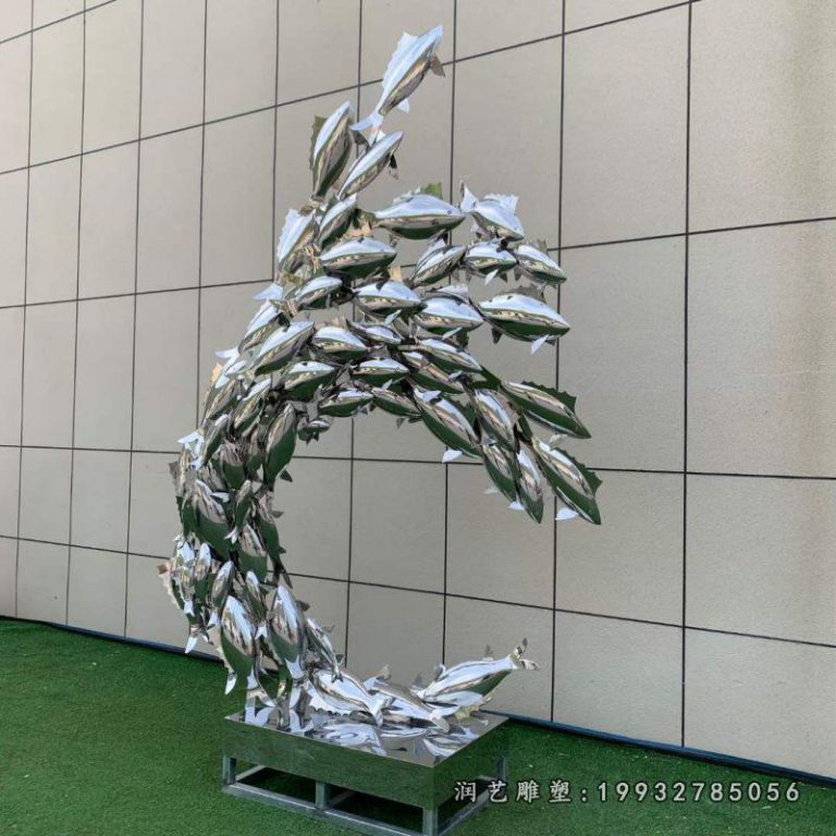不锈钢鱼群 (2)