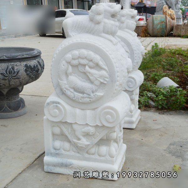 抱鼓石景区石雕