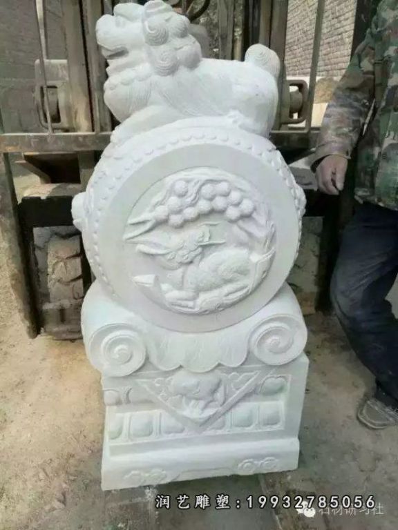 门墩石雕 (19)