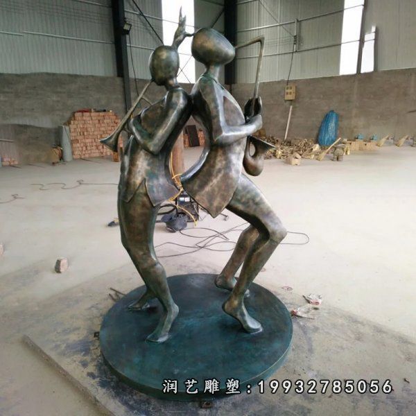 抽象人物铜雕 (59)