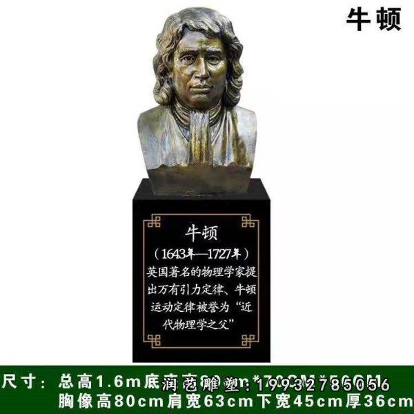 学校牛顿人物铜雕