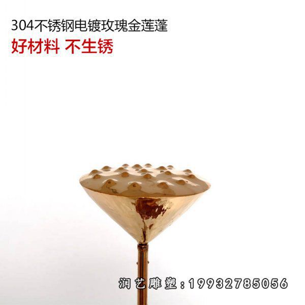 不锈钢莲蓬雕塑  (11)