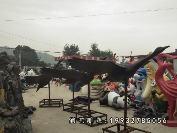 铜雕大雁 (21)