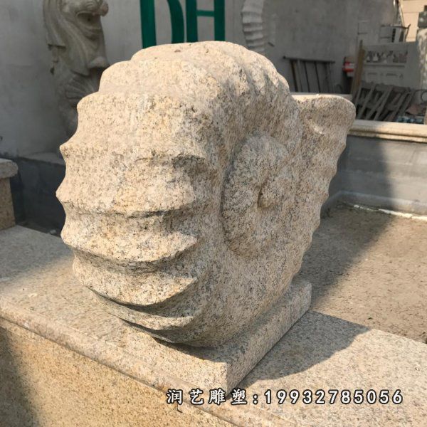 商业街蜗牛动物石雕