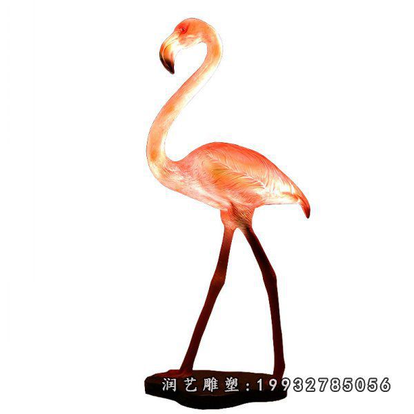 景区玻璃钢火烈鸟雕塑