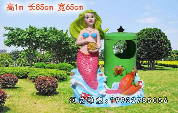 玻璃钢垃圾桶雕塑  (28)