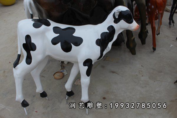 玻璃钢奶牛雕塑  (234)