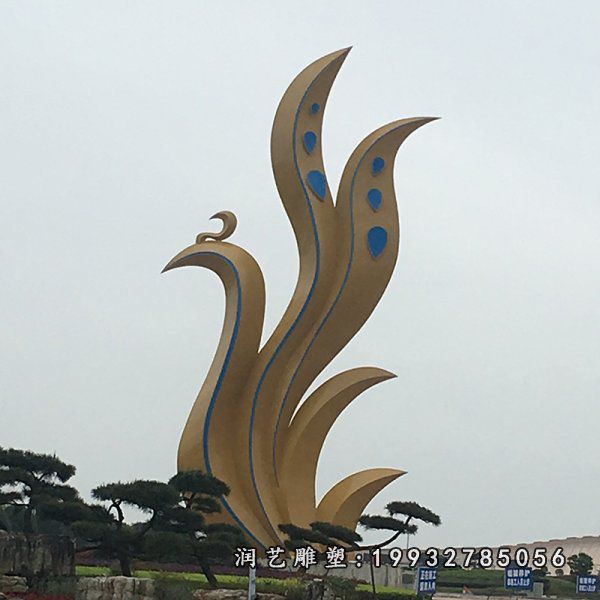 不锈钢凤凰雕塑 (48)