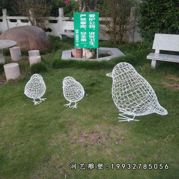 不锈钢鸟雕塑 (23)