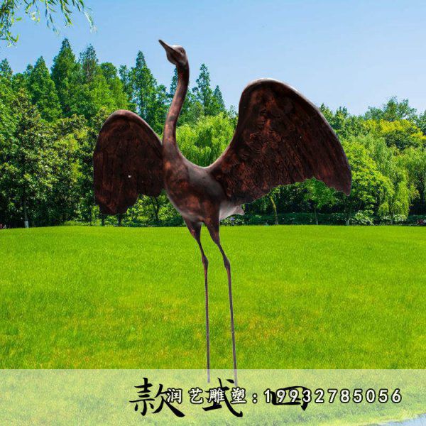 仙鹤铜雕 (107)