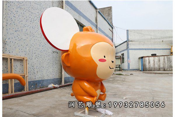 玻璃钢猴子雕塑  (11)