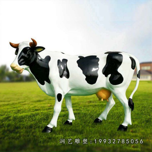 玻璃钢奶牛雕塑  (244)