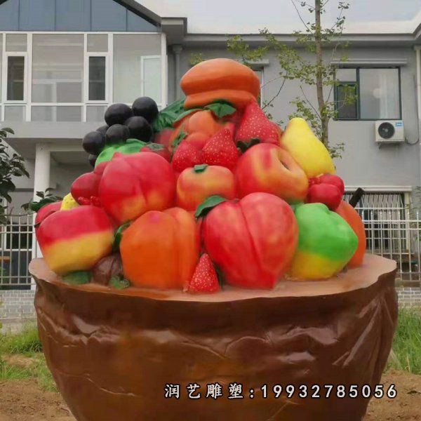 玻璃钢果篮雕塑 (52)
