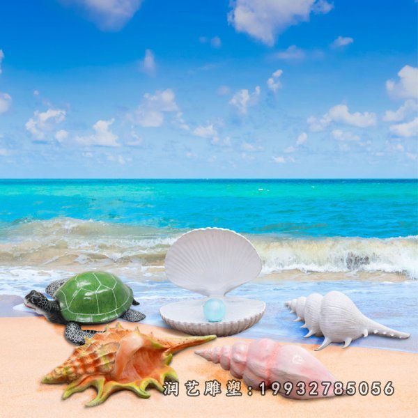 商场玻璃钢海洋生物动物雕塑