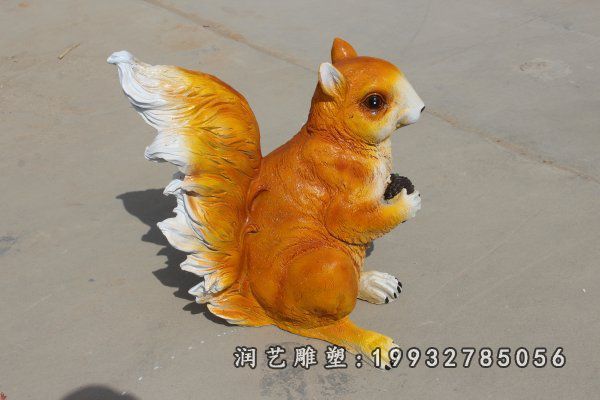 玻璃钢仿真松鼠雕塑  (54)