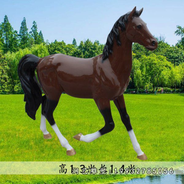 玻璃钢马雕塑  (32)