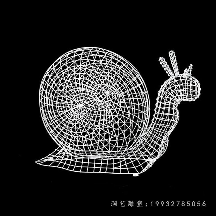 不锈钢蜗牛雕塑  (32)