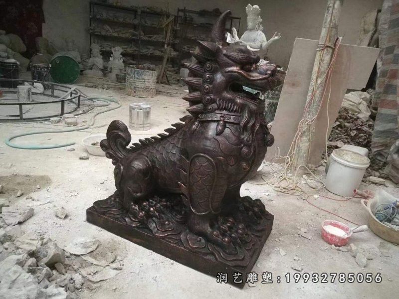 铜雕狮子 (6)