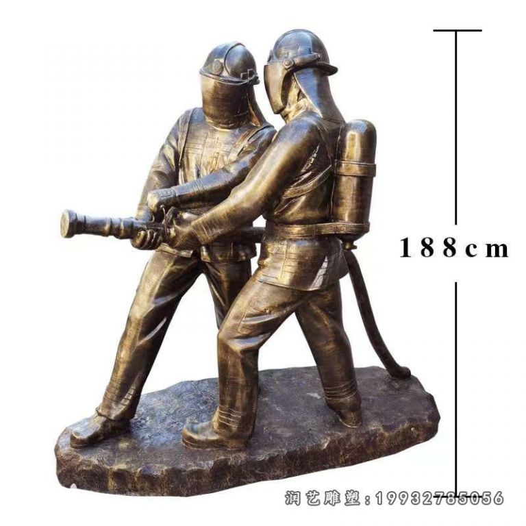 铜雕消防人物 (26)