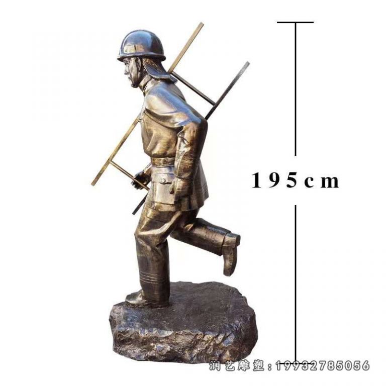 铜雕消防人物 (25)