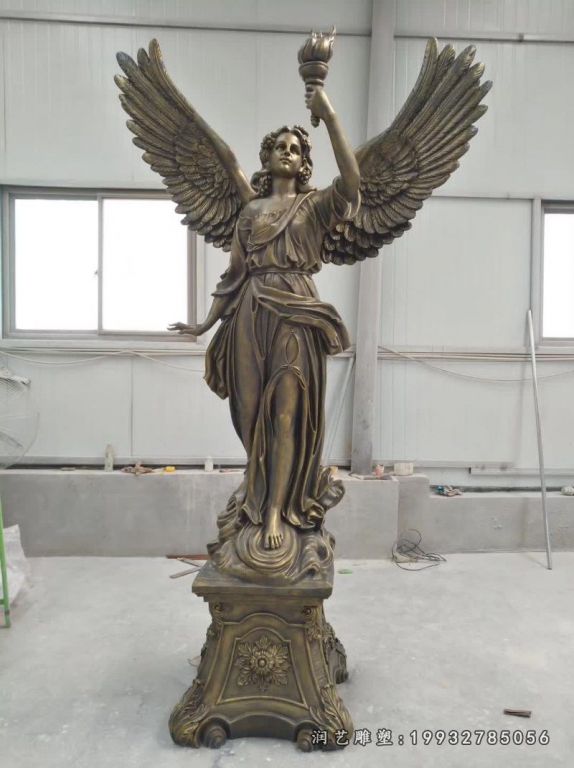 景区铜雕西方人物雕塑 (8)