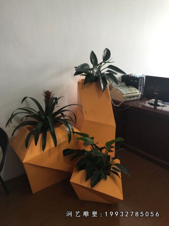 玻璃钢花瓶景观雕塑