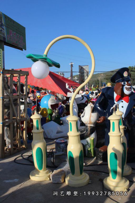 玻璃钢灯景观雕塑