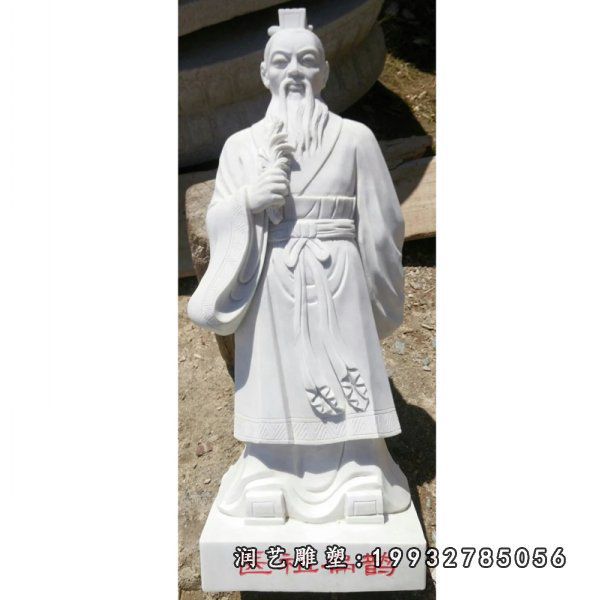 大理石扁鹊雕塑