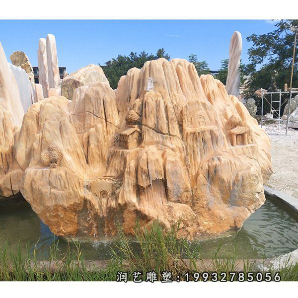 大理石假山雕塑