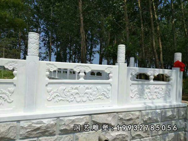 汉白玉栏板雕塑