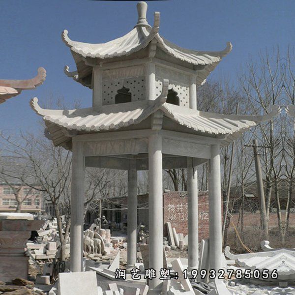 大理石凉亭雕塑