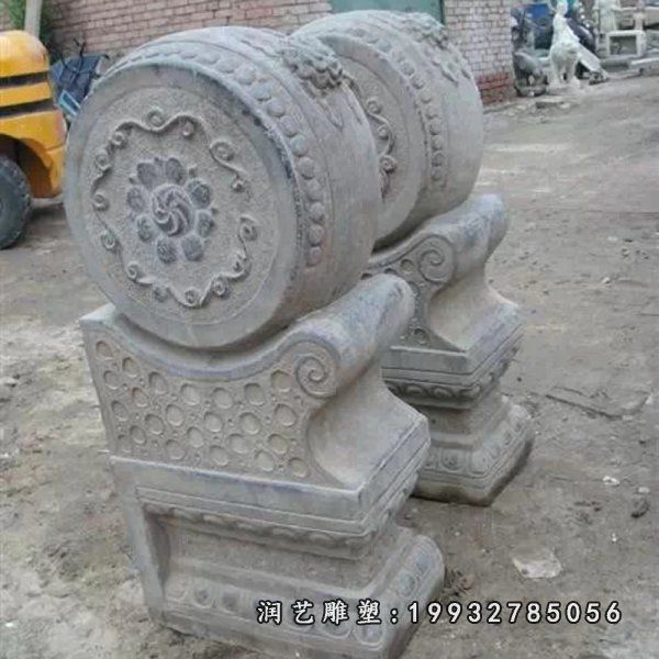 大理石抱鼓石庭院雕塑