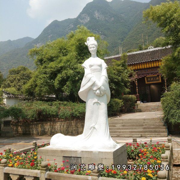 古代人物大理石雕塑