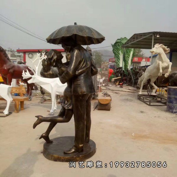 情侣铜雕雕塑