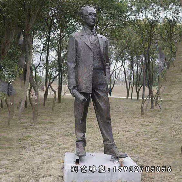 园林名人铜雕