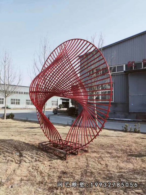 景观不锈钢线条雕塑