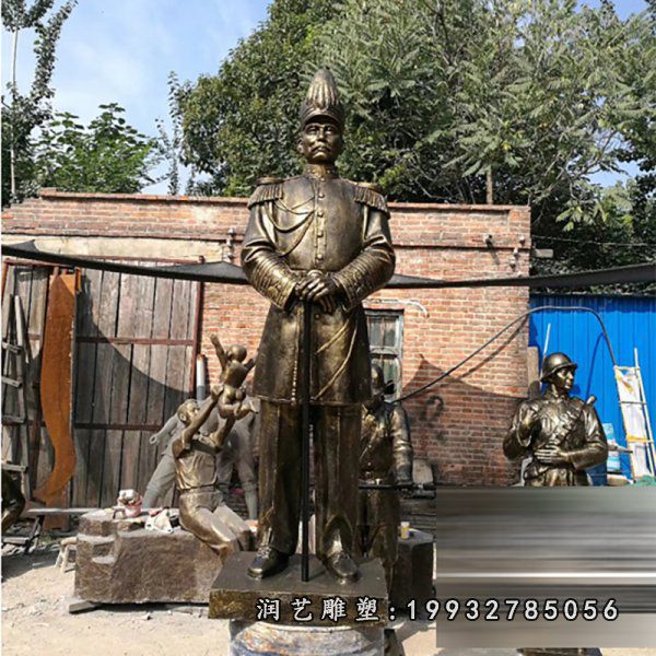 广场孙中山铜雕雕塑