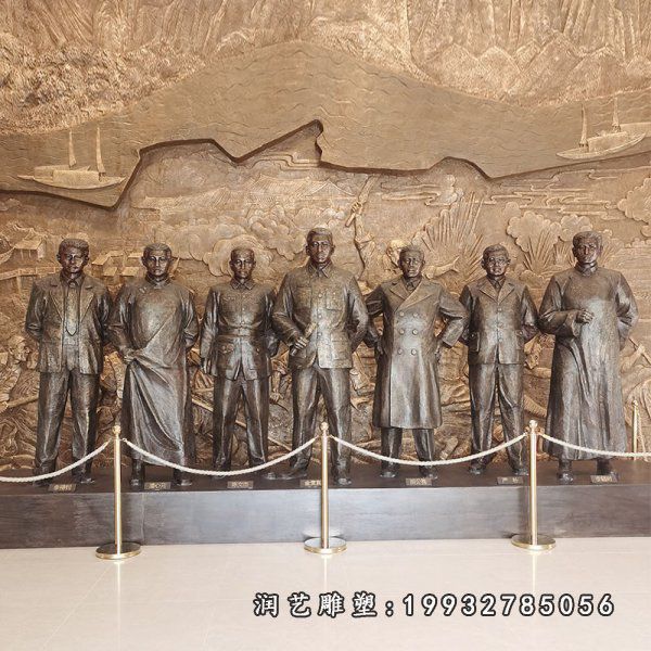 铜雕英雄人物雕塑