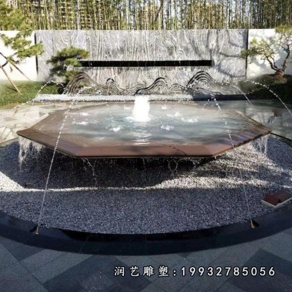 城市不锈钢假山雕塑