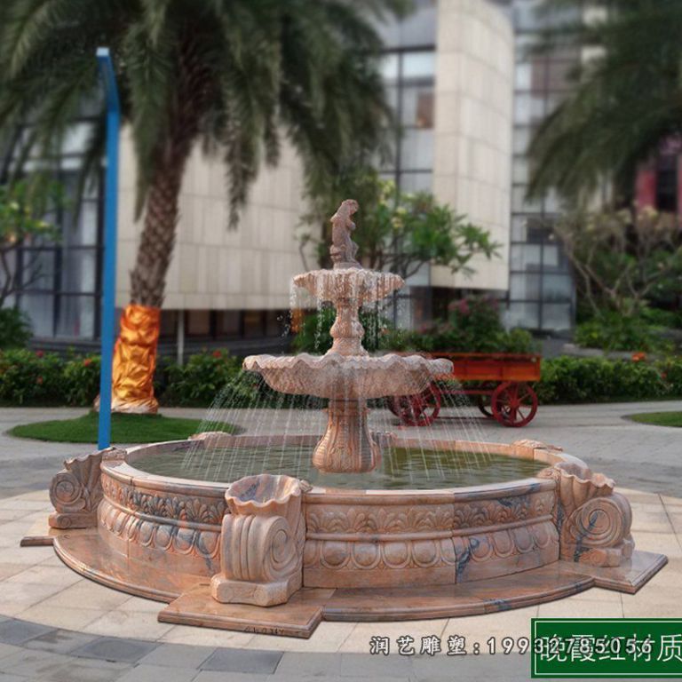 小区喷泉景观石雕