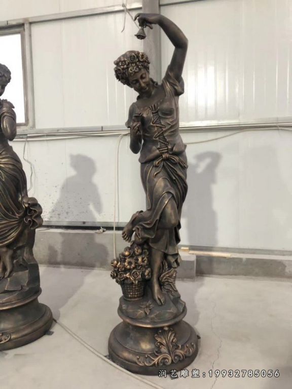 学校西方人物铜雕