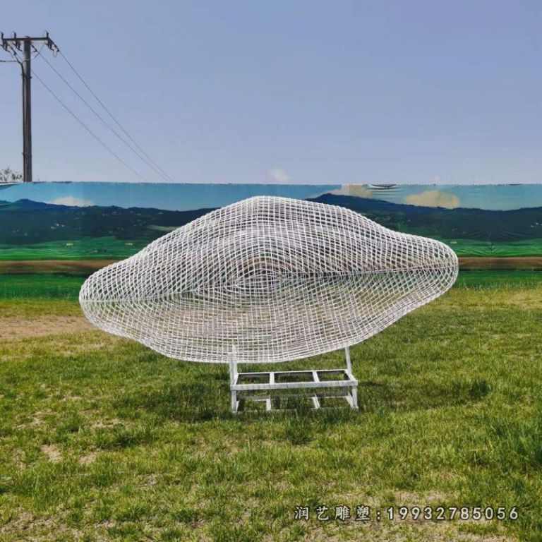 公园不锈钢云朵景观雕塑