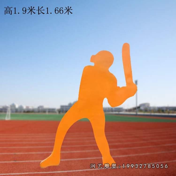 广场不锈钢运动人物雕塑