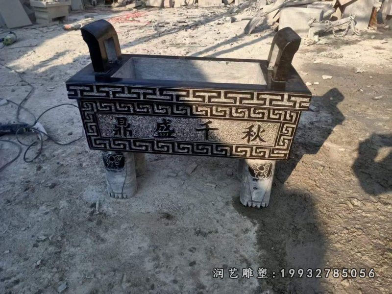 商场香炉景观石雕