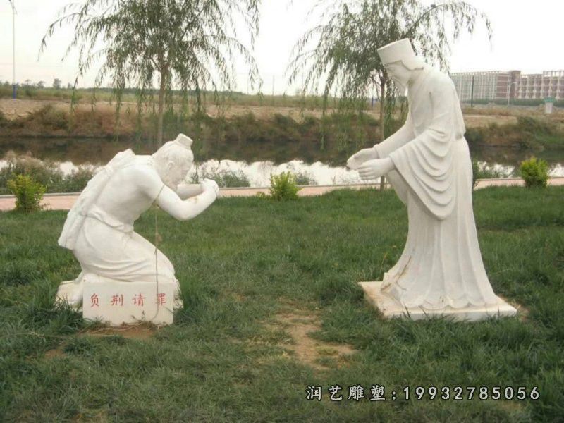 学校校园人物石雕