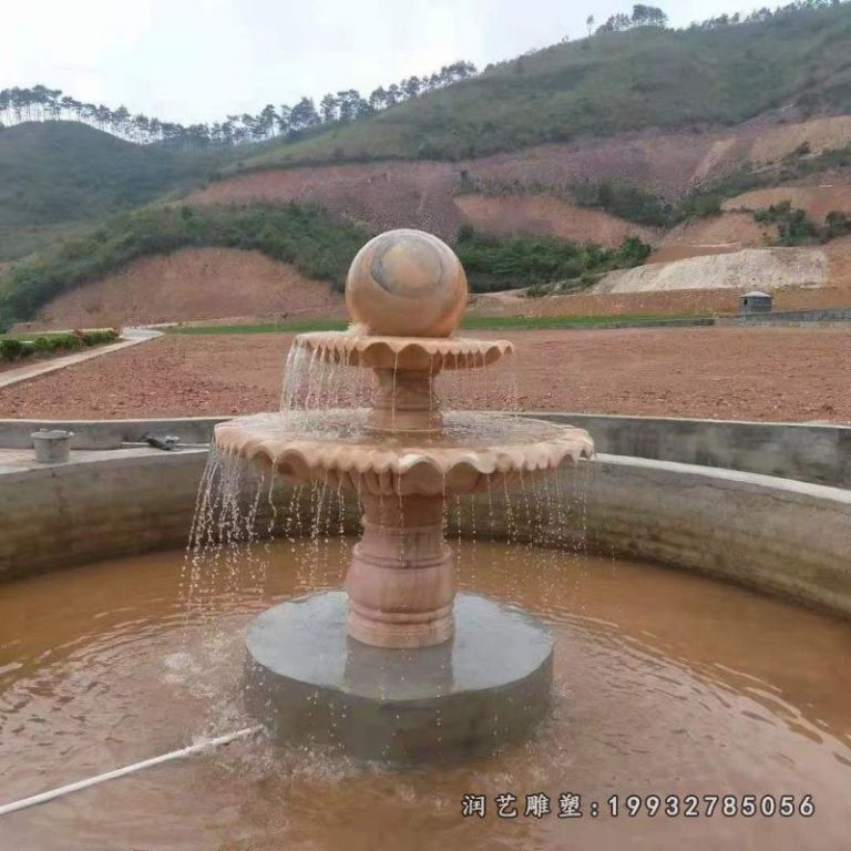 草坪风水球景观石雕