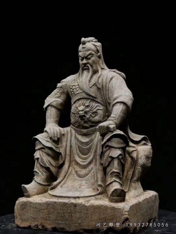 企业关公人物石雕